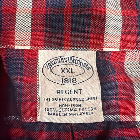 Men’s Brooks Brothers plaid button down size XXL - Picture 2 of 3
